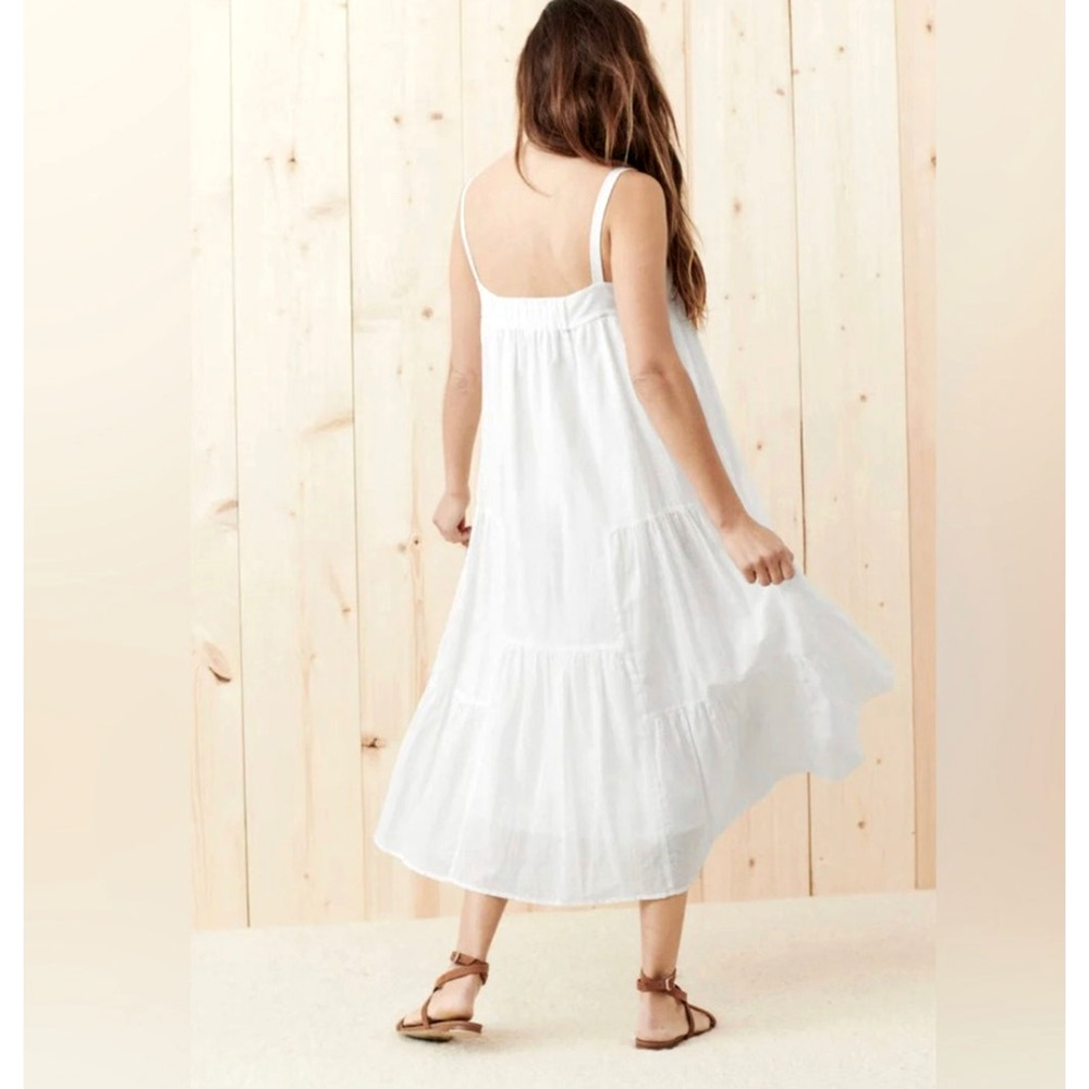 Jenni Kayne XL Cotton & Linen Summer Dress $325 Midi Coastal Luxury NWT - Picture 9 of 16